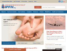 Tablet Screenshot of ipfh.org